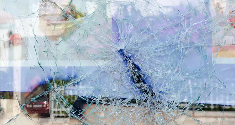 Cracked Glass Balcony Door Repair in Callaway, FL