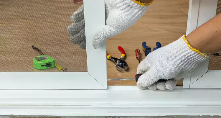 Sliding Glass Door Off Rails Repair in Callaway, FL