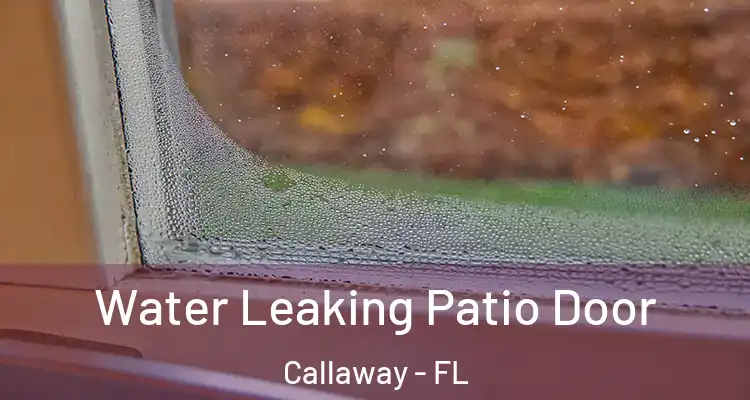  Water Leaking Patio Door Callaway - FL